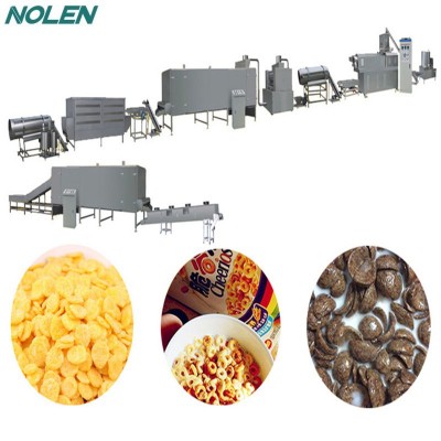 Big Capacity Breakfast Cereal Corn Flakes Snack Food Extruder Machine/production Line/processing Line