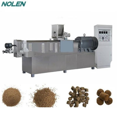 twin screw extruder fish feed pet dog cat food snacks extrusion machine